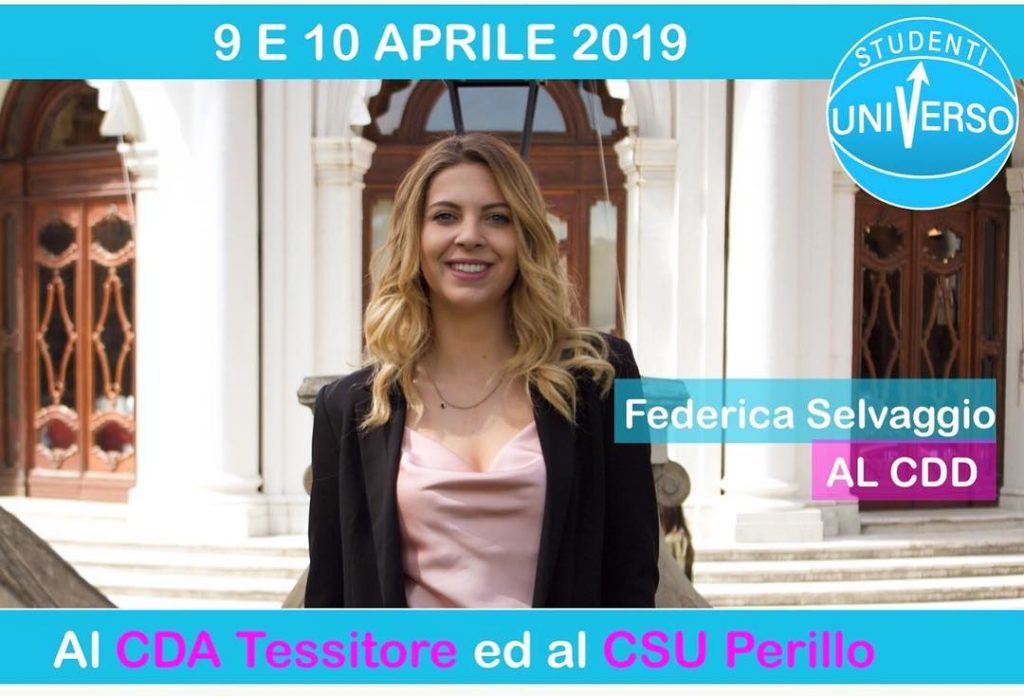 Intervista a Federica Selvaggio: Candidata al CDD di Giurisprudenza